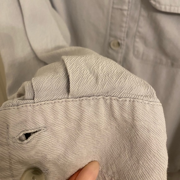 BLUE BUTTON DOWN SHIRT H&M - Picture 2 of 4